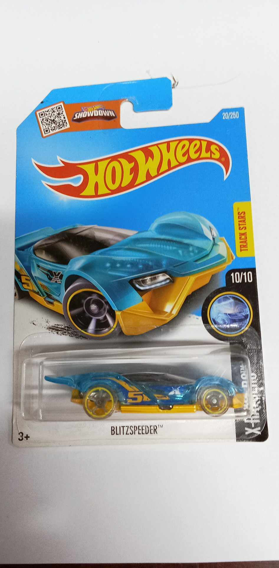 2016 Hot Wheels BLITZSPEEDER #20 blue X-Raycers (DHN91