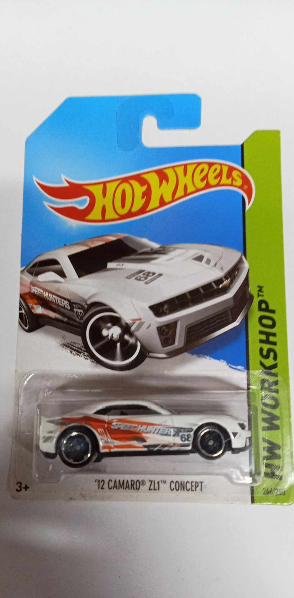 Hot Wheels '12 Camaro ZL1 Concept Diecast Car - 1:64 Scale, HW Workshop #246/250