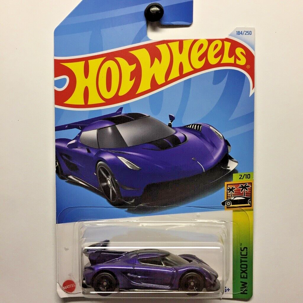 Hot Wheels Koenigsegg Jesko 2020 Iris Purple - HW Exotics Série 2/10 - Échelle 1:64 - Mattel 2024 Hot Wheels Koenigsegg Jesko 2020 Iris Purple - HW Exotics Série 2/10 - Échelle 1:64 - Mattel 2024