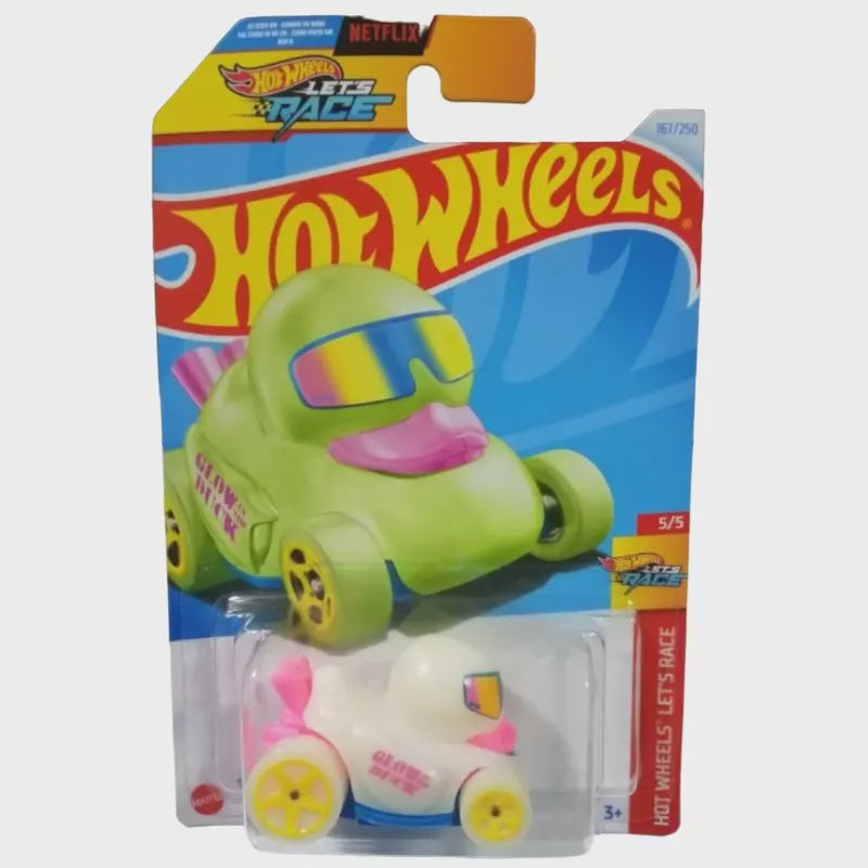 Hot Wheels Duck N' Roll – Leuchtet Im Dunkeln – Rennwagen 5/5, Enten-Design Hot Wheels Duck N' Roll – Leuchtet Im Dunkeln – Rennwagen 5/5, Enten-Design