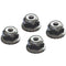 ARRMA Flanged Nyloc Lock Nut M4 Silver (4pc) (ar708008)