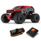 Arrma  1/10 GORGON 4X2 MEGA 550 Brushed Monster Truck RTR with Battery & Charger, Red (ARA3230ST2)