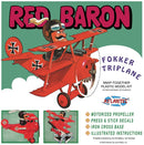 Atlantis Models Red Baron Fokker Triplane with Motor SNAP kit (ATM AMCM5903)