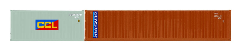 Hornby R60127 CCL & Genstar, Container Pack, 1 x 20' and 1 x 40' Containers - Era 11 2022 Catalogue (R60127)