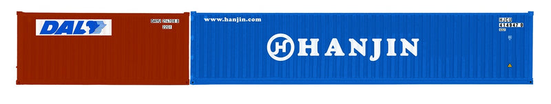 Hornby DAL & Hanjin, Container Pack, 1 x 20' and 1 x 40' Containers - Era 11 2022 Catalogue  (R60128)