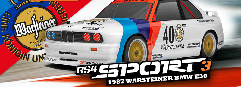 HPI Racing EP RS RS4 SPORT 3 1987 WARSTEINER BMW E30 (HPI 120103)