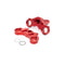 Losi Aluminum Triple Clamp Set, Red: Promoto-MX (