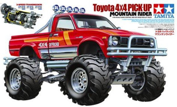 TAMIYA 1/10 RC 4x4 Pickup Toyota Hilux Mountain Rider (47394