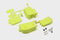 Kyosho Battery＆Receiver Box Set(F-Yellow/MP10/MP9) (IFF001KYB)