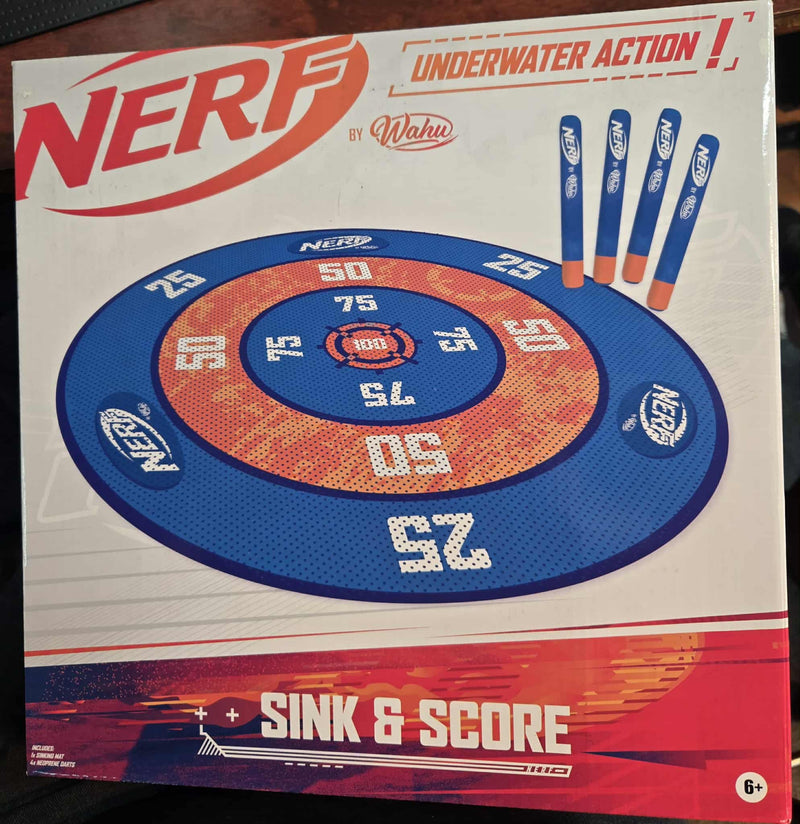 Wahu Nerf Sink and Score, Underwater Action