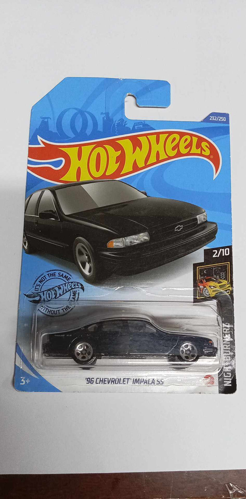 Hot Wheels 96 CHEVROLET IMPALA SS Black NIGHTBURNERZ 2/10--232/250