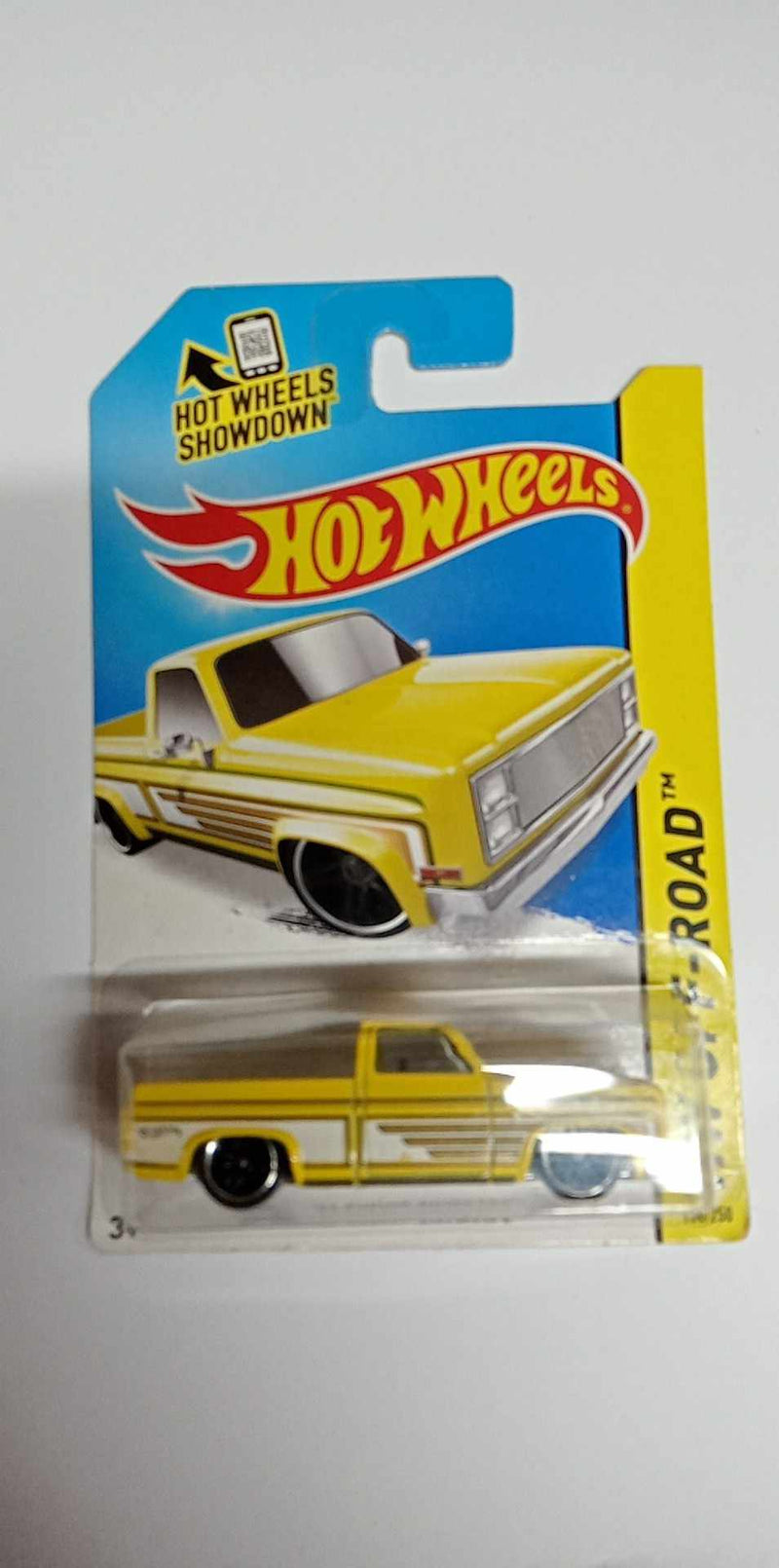 2014 Hot Wheels '83 Chevy Silverado Yellow 136/250 HW Off-Road