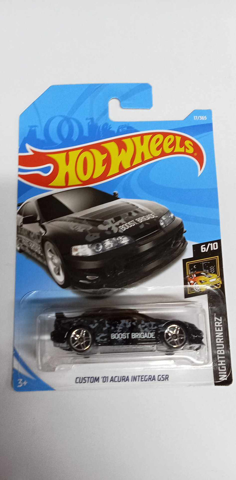 2018 Hot Wheels Nightburnerz Custom 01 Acura Integra GSR Black 17 365 Extreme Hobbies