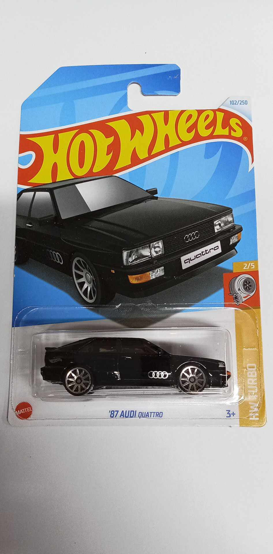 2024 Hot Wheels 87 Audi Quattro #102 HW TURBO -2/5 (HTD24