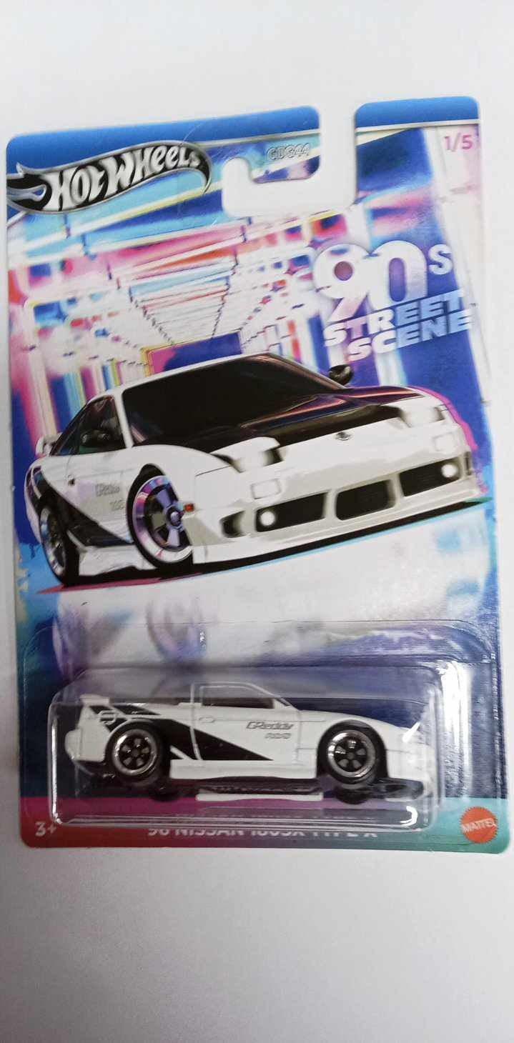 2024 HOT WHEELS- '96 NISSAN 180SX TYPE X- 1/5 -90S STREET SCENE (JCB57)
