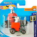 hot wheels snoopy hw screen time 9/10 short card