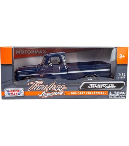 diecast models motormax timeless legends 1966 chevy c10 fleetside pickup
