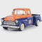 MOTORMAX  1955 CHEVROLET 5100 STEPSIDE PICKUP TRUCK "GULF" DARK BLUE 1/24 (79651)