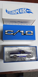 2024 HOT WHEELS 1969 Chevy C-10 RLC Exclusive Red Line Club Premium Blue (HWF22)