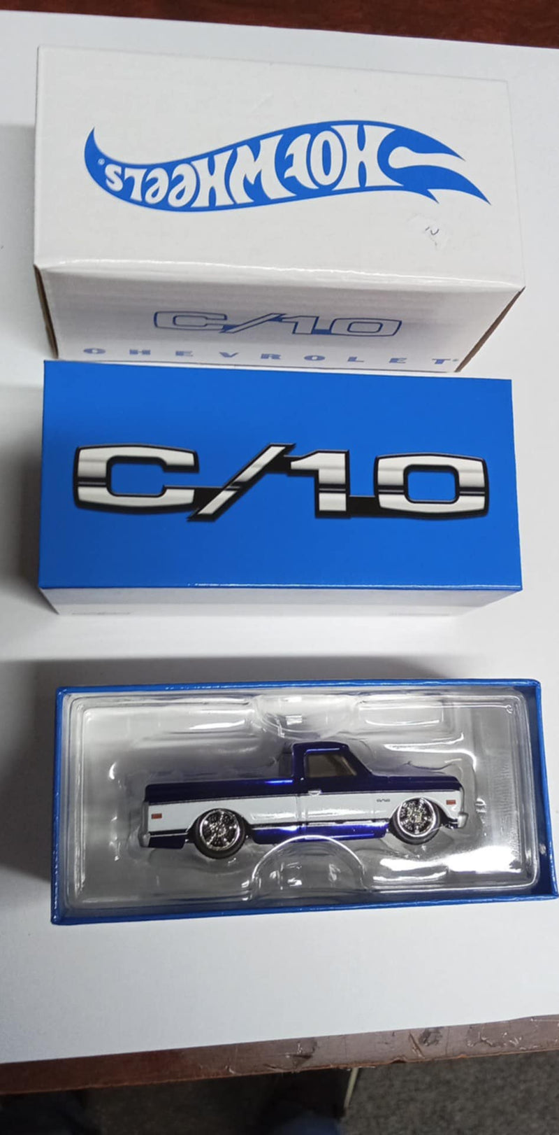 2024 HOT WHEELS 1969 Chevy C-10 RLC Exclusive Red Line Club Premium Blue (HWF22)