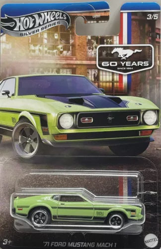 Hot Wheels Silver Series 60 Years Since 1964 3/5 ‘71 FORD MUSTANG MACH 1