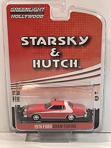 Starsky and Hutch 1976 Ford Gran Torino Weathered 1:64 Greenlight 44855F