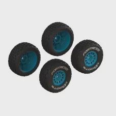 Arrma (Ara-1571) dBoots 'FORTRESS' Tire Set Glued (Blue) (2 Pairs) 1/16 ARRMA Mojave Grom