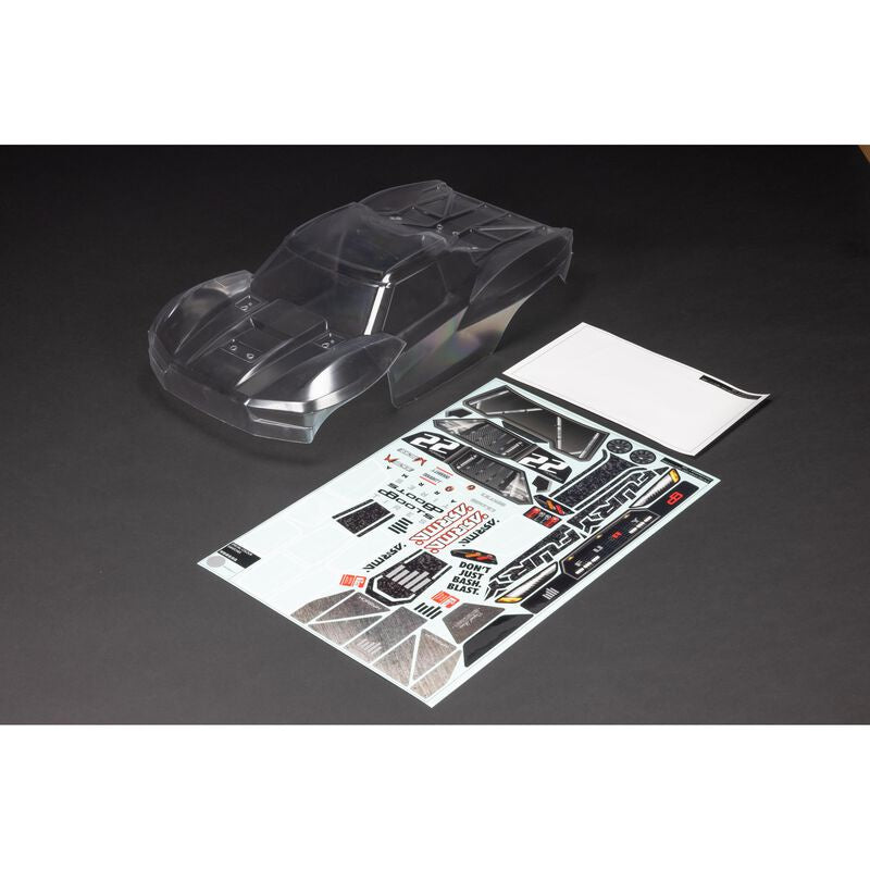 ARRMA FURY Clear Body (inc decals/window masks) (ARA-1581)