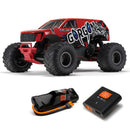 1/10 GORGON 2WD RTR Brushed Monster Truck (Battery & Charger Included), Red by Arrma