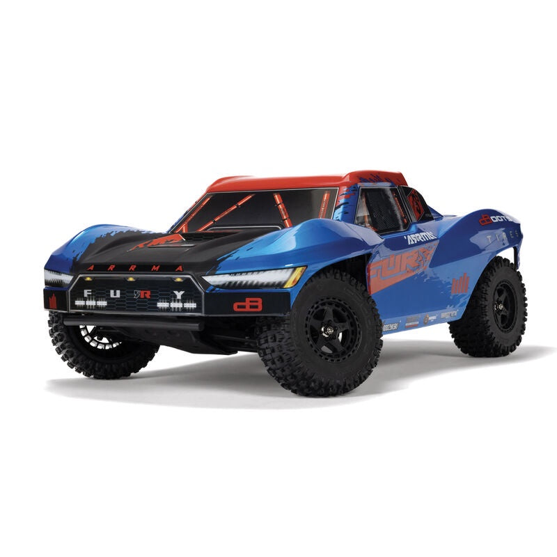 ARRMA 1/10 FURY 223S BLX Brushless 2WD Short Course Truck RTR with DSC, Blue (ARA3521T1)