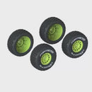 dBoots 'FORTRESS' Tire Set Glued (Yellow) (2 Pairs) 1/16 ARRMA Mojave Grom