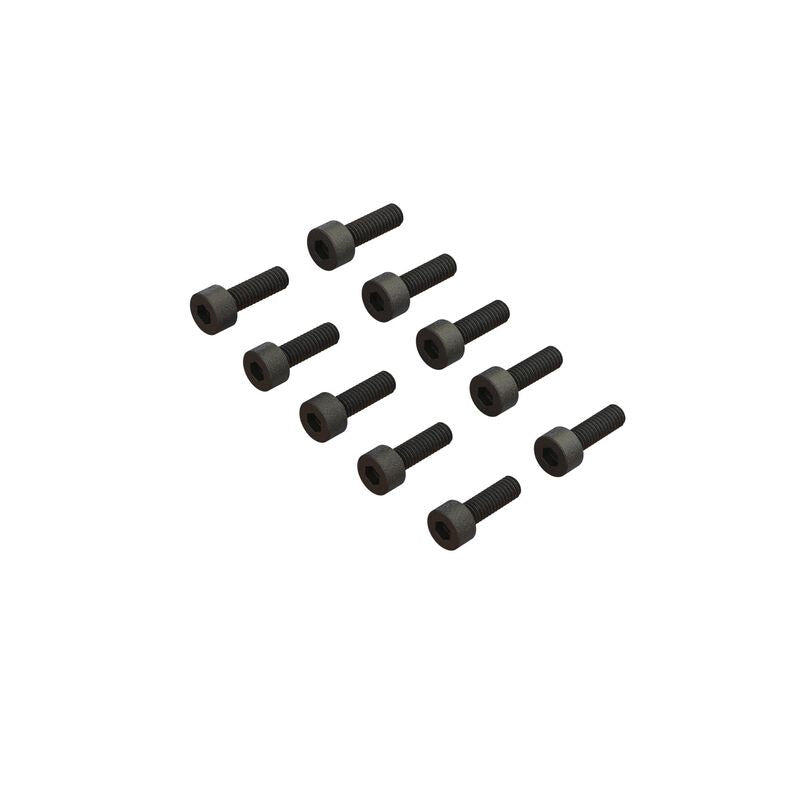 ARRMA Cap Head Screw M2.5x8mm (10pcs) (ARA702010)
