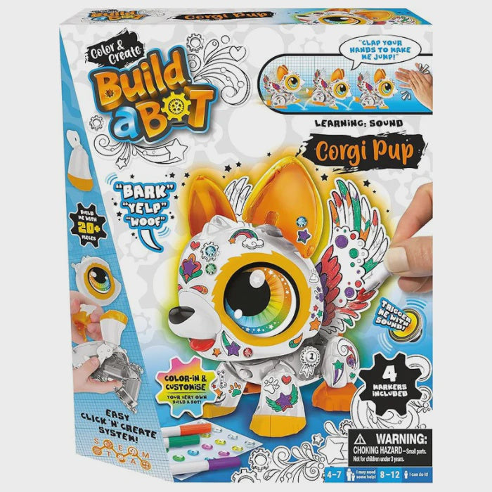 Build A Bot Color Build A Bot - Colour & Create Corgi Pup – Extreme Hobbies