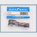 Dualsky Servo Extension Lead, 900mm, Heavy Duty Twisted suit JR, Futaba, Hitec With Saftey Clip,