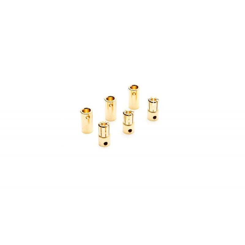 DYNAMITE Gold Bullet Connector Set, 6.5mm (DYNC0091)