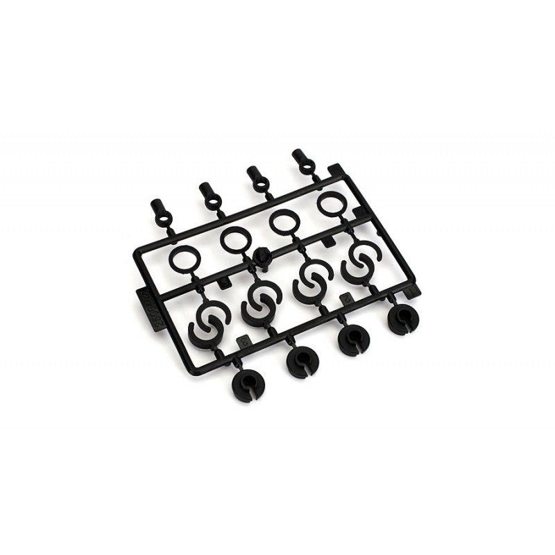 Shock End, Spr Cup, Spr Clip Set: 1:10 2wd All