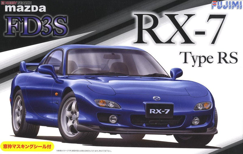 Fujimi 1/24 Mazda FD3S RX-7 Type RS w/Window Frame Masking Seal (FUJ 039428)