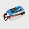 Gens Ace 2500mAh 2S 7.4v Hump RX Pack 57x30x30mm 130g JR Plug and XH Balance. Suit 1/8th Buggy RX