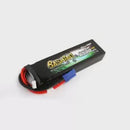 Gens ace 6500mAh 11.1V 60C 3S1P Lipo Battery Pack with EC5-Bashing Series 418g 154x46x26mm