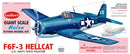 1/16 F6F-3 Hellcat GUI 1005 Guillows Grumman F6F-3 Hellcat