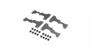 MP11 Carbon FR LowerSusp.Plate KP IFW705 Kyosho Parts Carbon Front Lower Sus. Plate Set (MP11)