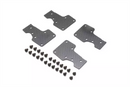 MP11 Carbon RR LowerSusp.Plate KP IFW706 Kyosho Parts Carbon Rear Lower Sus. Plate Set (MP11)