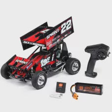 Losi 22S Sprint, (los-2359) RTR with Battery and Charger, Red: 1/10 2WD by LOSI