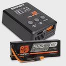Spektrum (SPMX-1031) Smart Powerstage Surface Bundle: 5000mAh 2S 50C LiPo Battery (IC3) / 100W S100 Charger