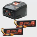 Smart Powerstage 8S Surface Bundle: (2) G2 5000mAh 4S LiPo IC5 Battery and S2100 Charger by Spektrum