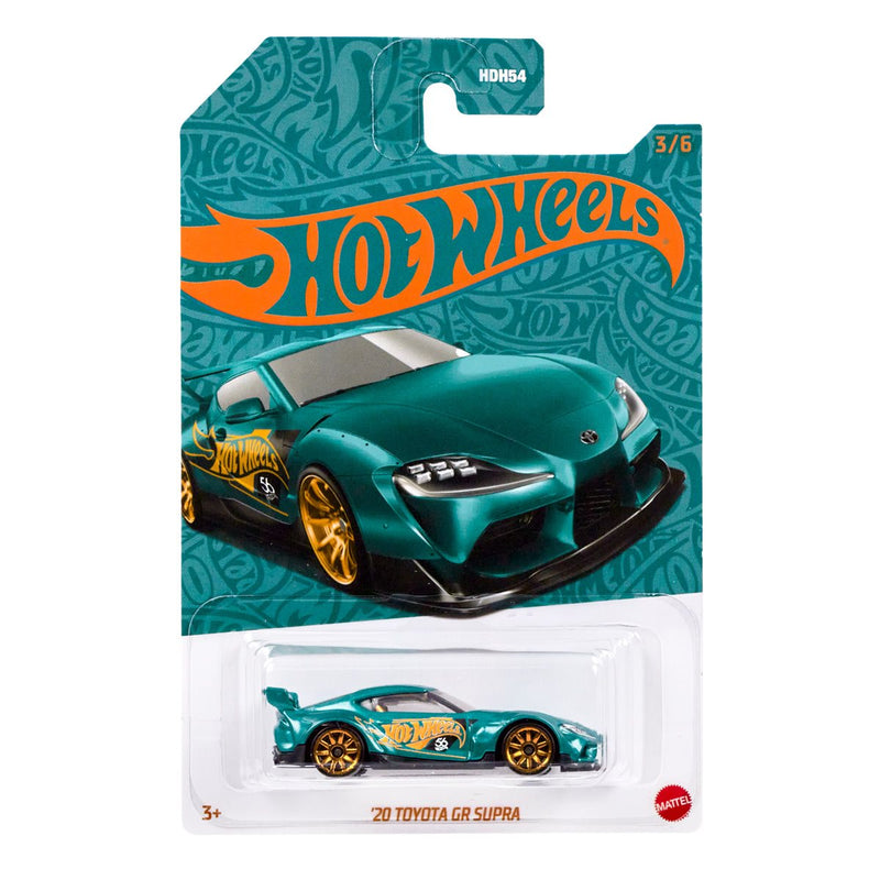 2024 Hot Wheels 56th Anniversary Pearl & Chrome Series 2 '20 Toyota GR Supra 3/6 (HVX06)