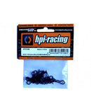 HPI 6mm Body Clip (Black) (20) [HPI75106]