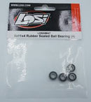 Losi 5x11x4mm Rubber Sealed Ball Bearings (4) (LOSA6947)