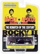 Greenlight Original Rocky 2 Balboa Contro Apollo Creed 1:64 Scale Pontiac Firebird Car