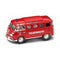 Road Signature 1/43 1962 Volkswagen Microbus Fire Version Red